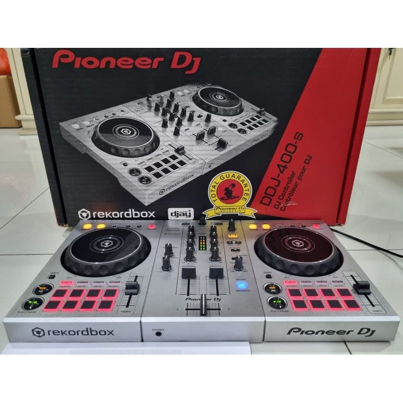 Alat DJ Pioneer DDJ 400 Silver Limited Edition Like New Fullset Box Original & Manual Book Controlle