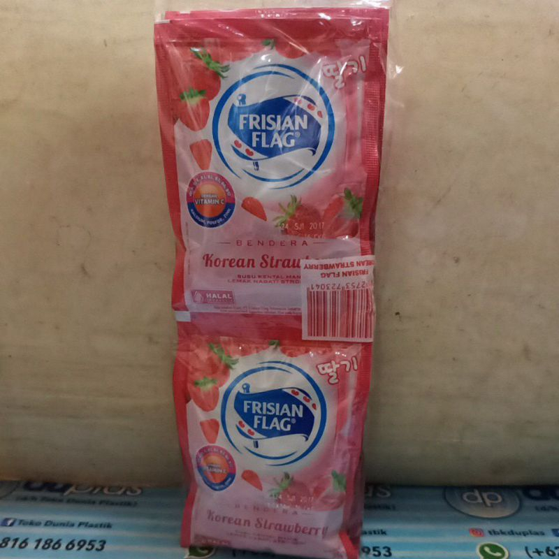 

susu Bendera Kental Manis Korean Strawberry Sachet 38g (6pcs)