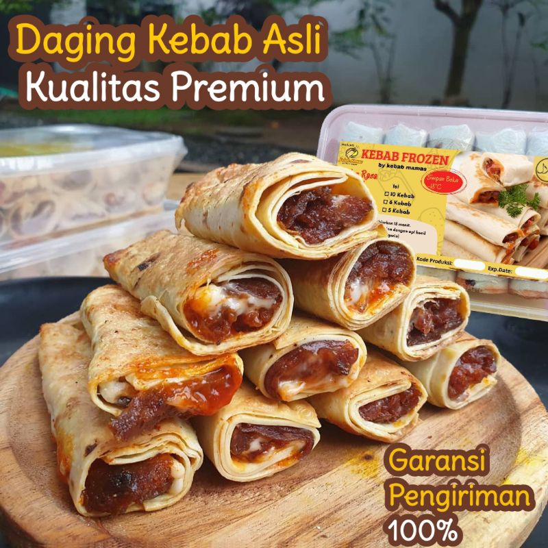 

Kebab Frozen Mini 10 pcs Isi Full Daging Kebab Turki Asli Premium Frozen Food Murah Halal