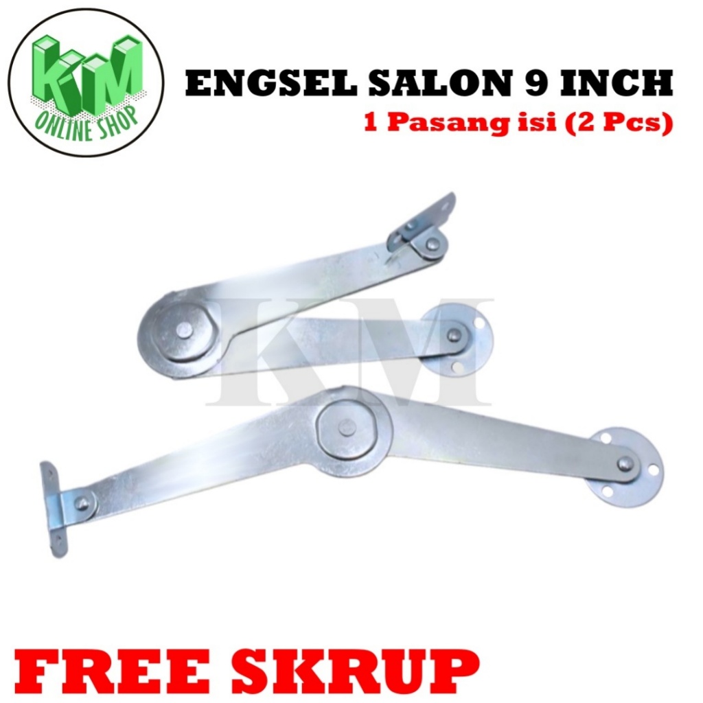 Engsel Salon 9" 23cm Engsel Lipat Jendela Sikutan Wayang Jendela Engsel Salon Lipat