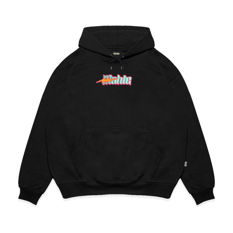 MAHTE HOODIE OVERSIZED 300gsm - BLACK - TUNDERLINE