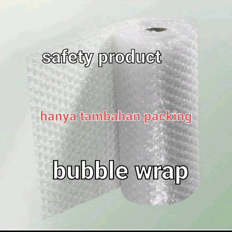 

bubble wrap tambahan packing