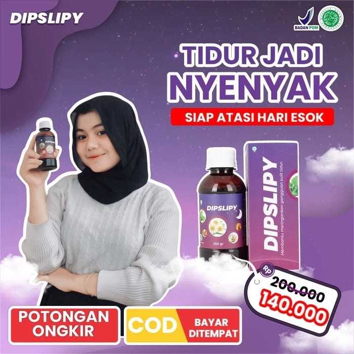 

PROMO MURAH !!! TERLARIS! DIPSLIPY Madu Tidur Original Herbal Insomnia Untuk Mengatasi Susah Tidur dan Stress Stres serta Gelisah Overthinking