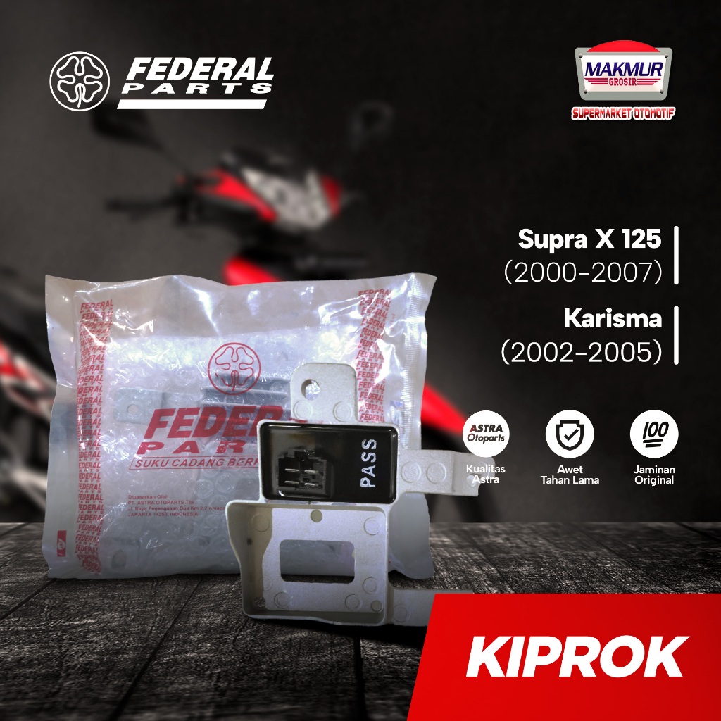 Kiprok Regulator Supra X 125 (KTM) Original Federal Parts