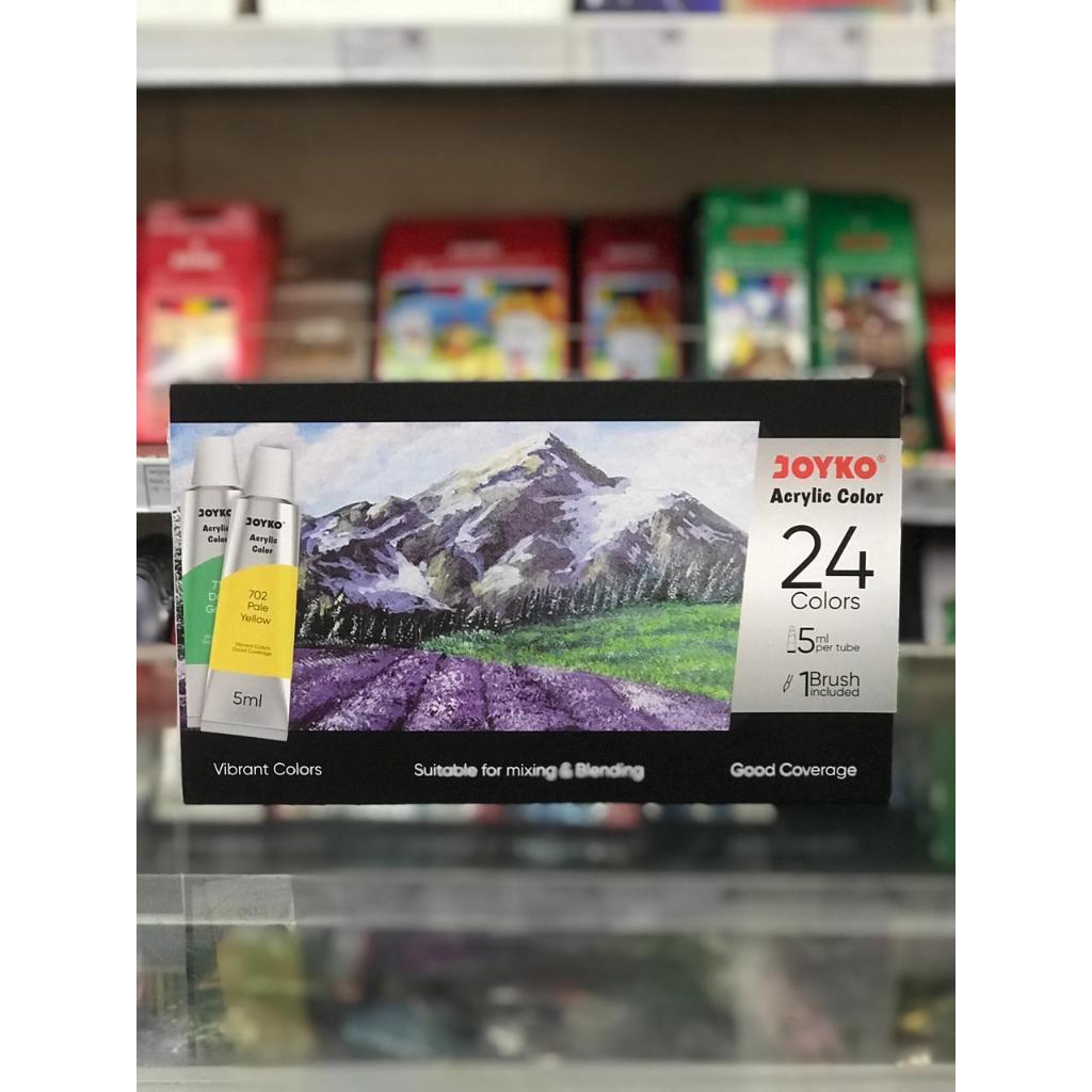 

Acrylic Color/Cat Warna Akrilik JOYKO 24 Warna 5ml