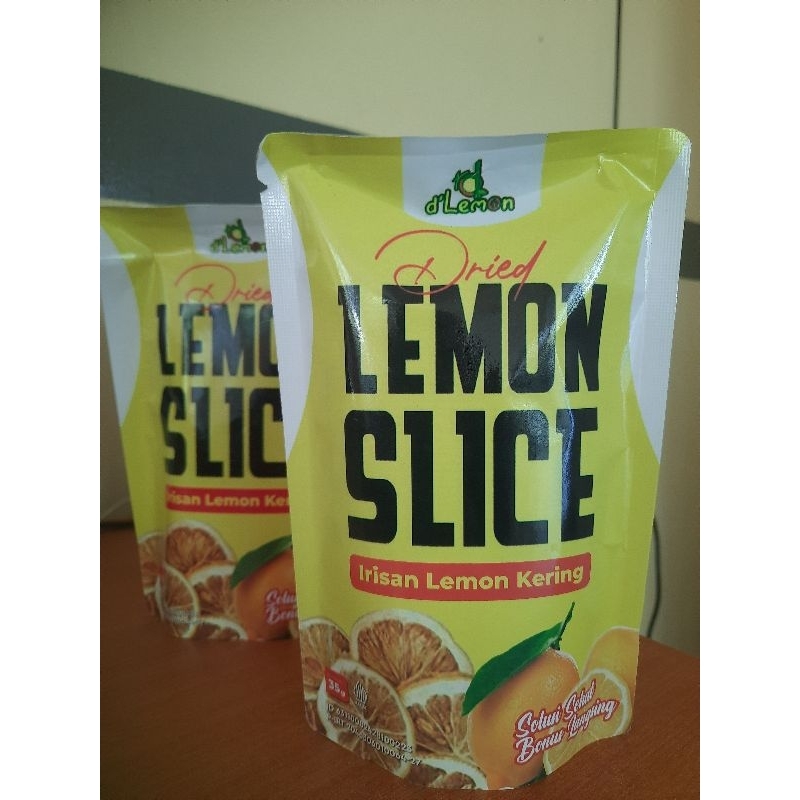 

Lemon Kering Iris (Dried Lemon Slice) by Abi Haris kemasan pouch 35 gram