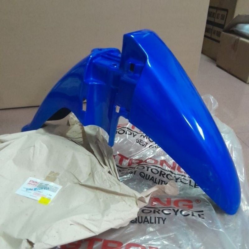 Spakbor depan Honda SUPRA100 SUPRA X Lama Biru Muda Strong