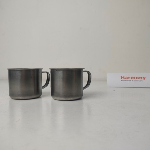 Mug Stainless 7 cm Gelas Cangkir Teh Kopi Air Tahan Panas