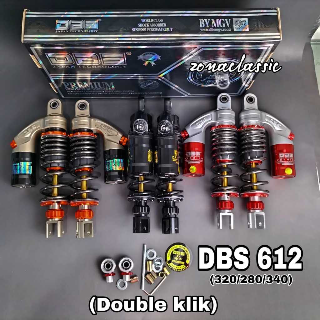 Shock  Shockbreaker Tabung DBS 8894 /DBS 612 As gold 320 340 Copy Ktc extrem Uk 32 34 Rxking Gl Tige
