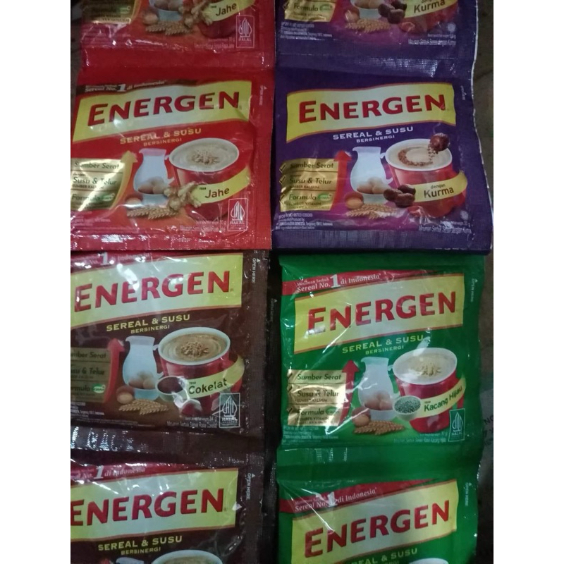 

Energen Sereal @35 gr isi 10 pcs (1 renceng)