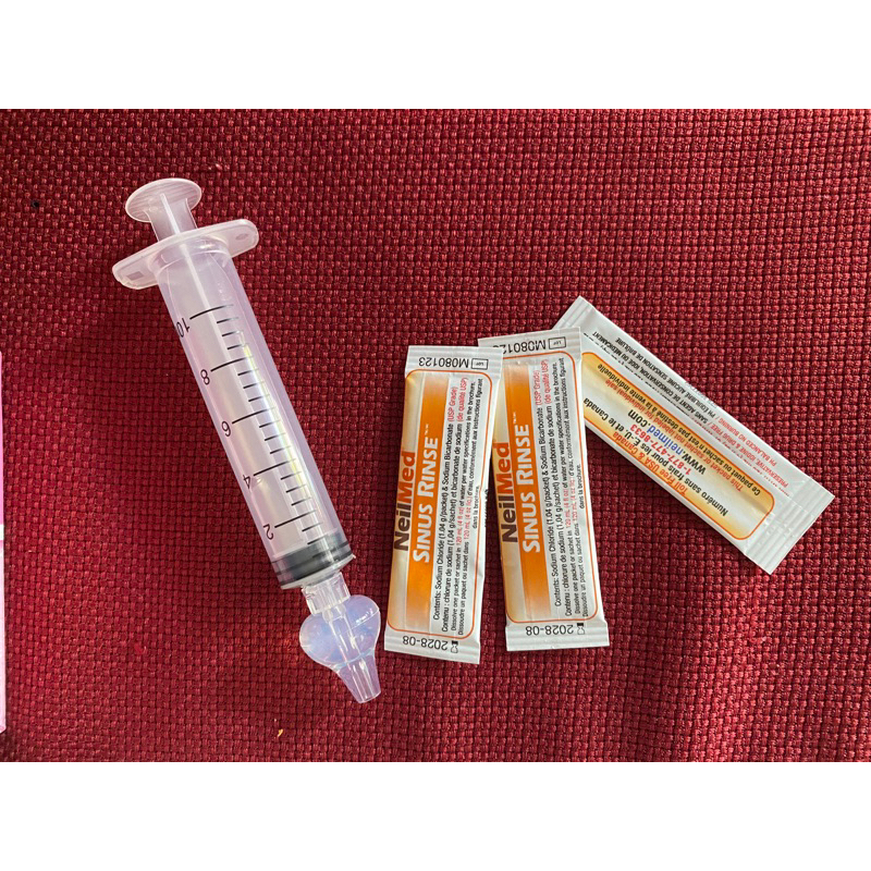 Paket Cuci Hidung - Nose Cleaner - Suntikan spuit 10 cc NeilMed Sinus Rinse