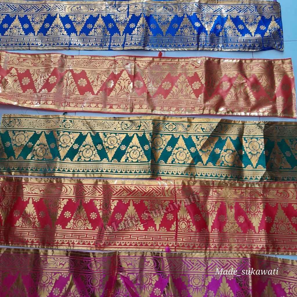 Kain ider ider wastra kain prada dekorasi Bali harga per meter