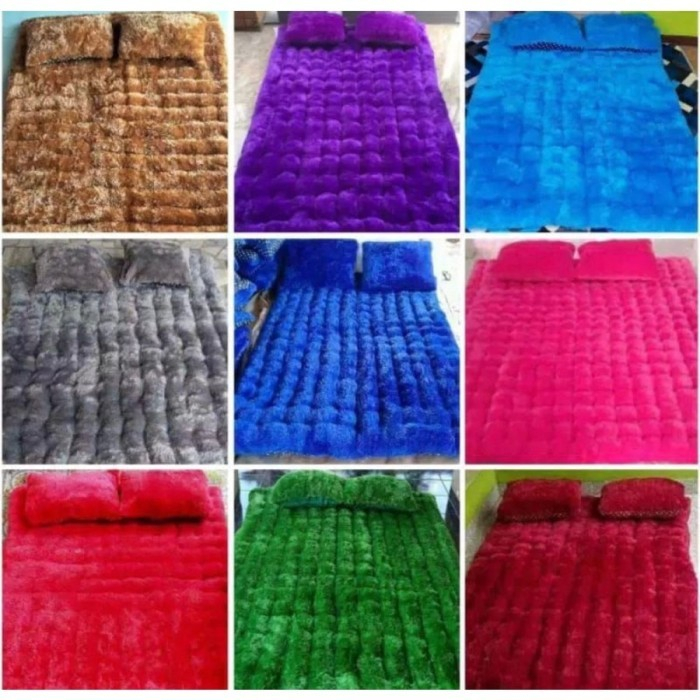 Kasur bulu gender 120x200/ Surpet Gender Bulu Rasfur PREMIUM Super Tebal / kasur viral free bantal 2