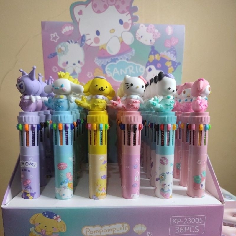 

1 BOX PEN 10 WARNA SANRIO MERMAID