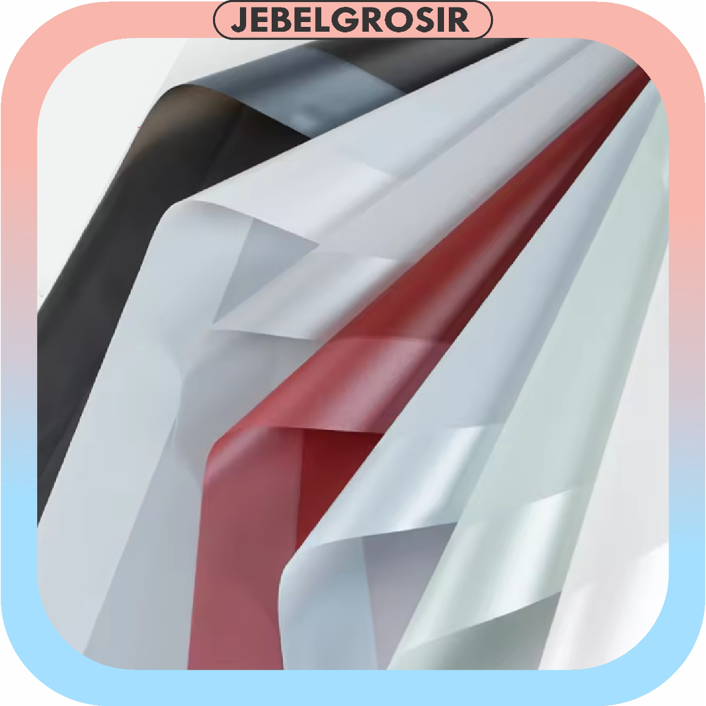 

20 LEMBAR Cellophane Flower Wrapping Big Line Color Kertas Buket Bunga Waterproof KB27