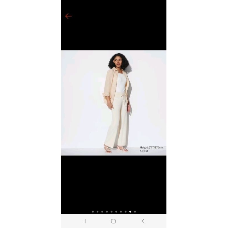 celana knit uniqlo