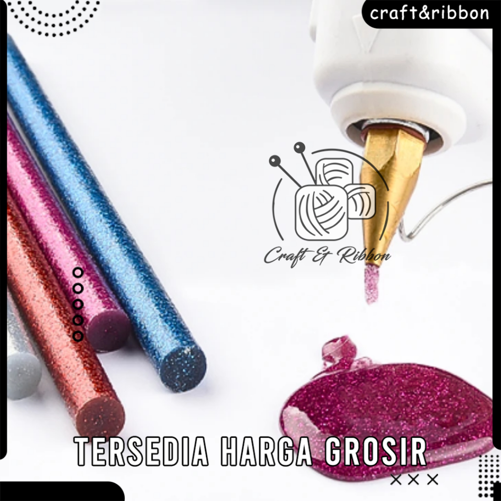 

[12PCS] REFILL LEM LILIN GLITTER WARNA KECIL