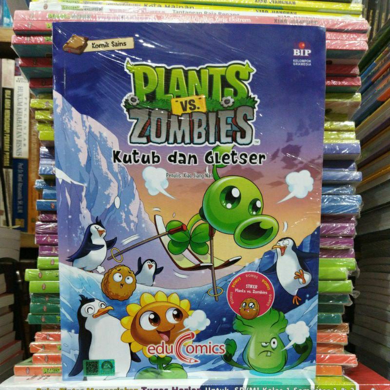 SERI PLANTS VS ZOMBIE - KOMIK SAINS - KUTUB DAN GLETSER