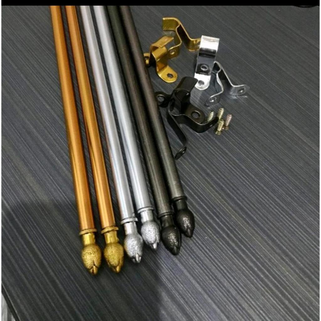 Stik gorden kupu kupu jendela stik panjang 30 cm 40cm 50 cm full baut