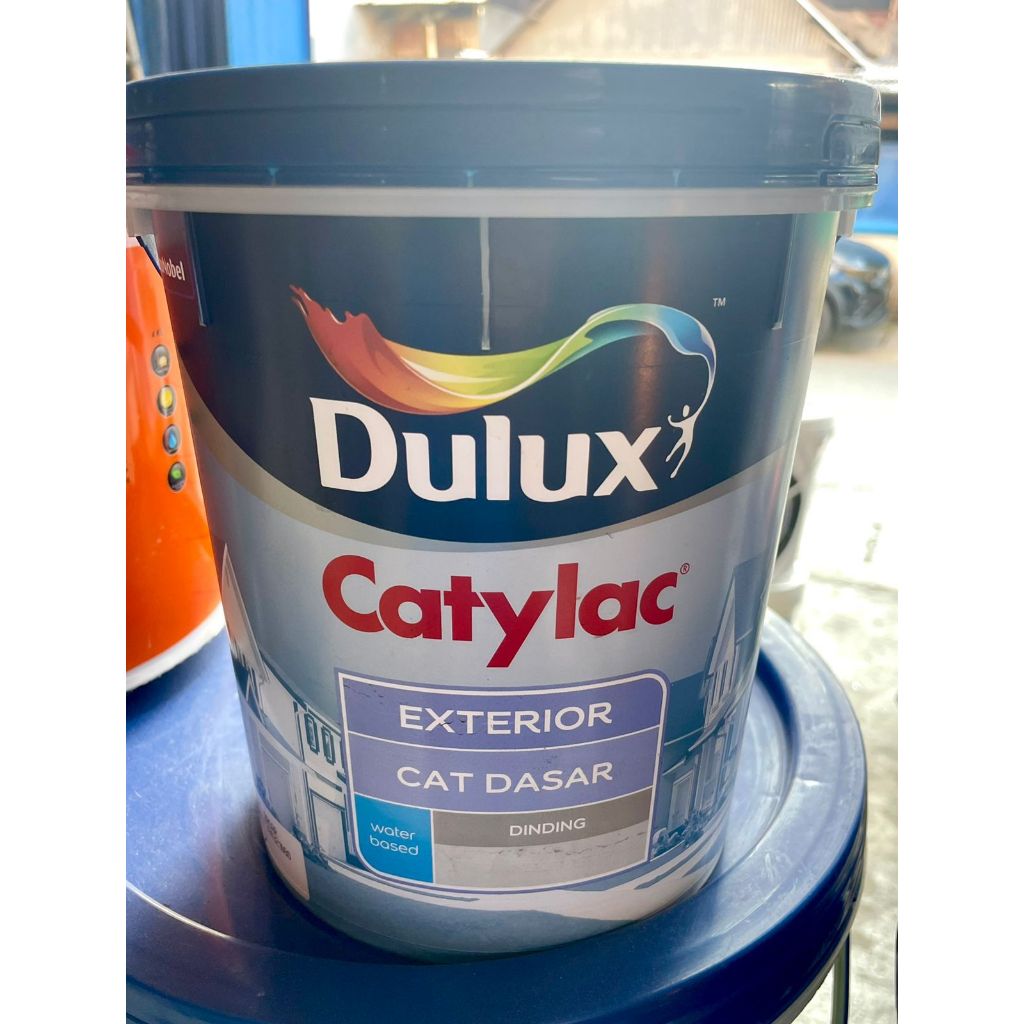 Cat Dasar Primer Tembok Eksterior Catylac Dulux Abu-Abu 21 Kg