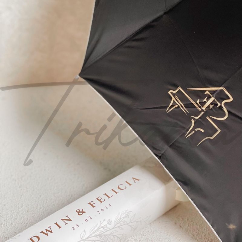 Payung Botol Cetak 1 warna Souvenir Hampers Packing Paperbox