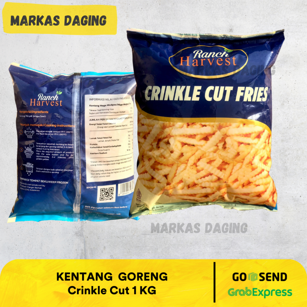 

Kentang Crinkle Cut 1kg