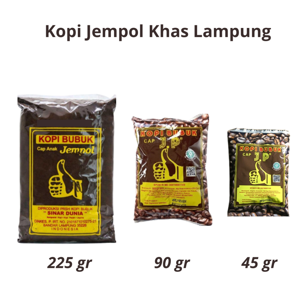 

Kopi Cap Jempol Khas Lampung | 225gr | 90gr | 45 gr