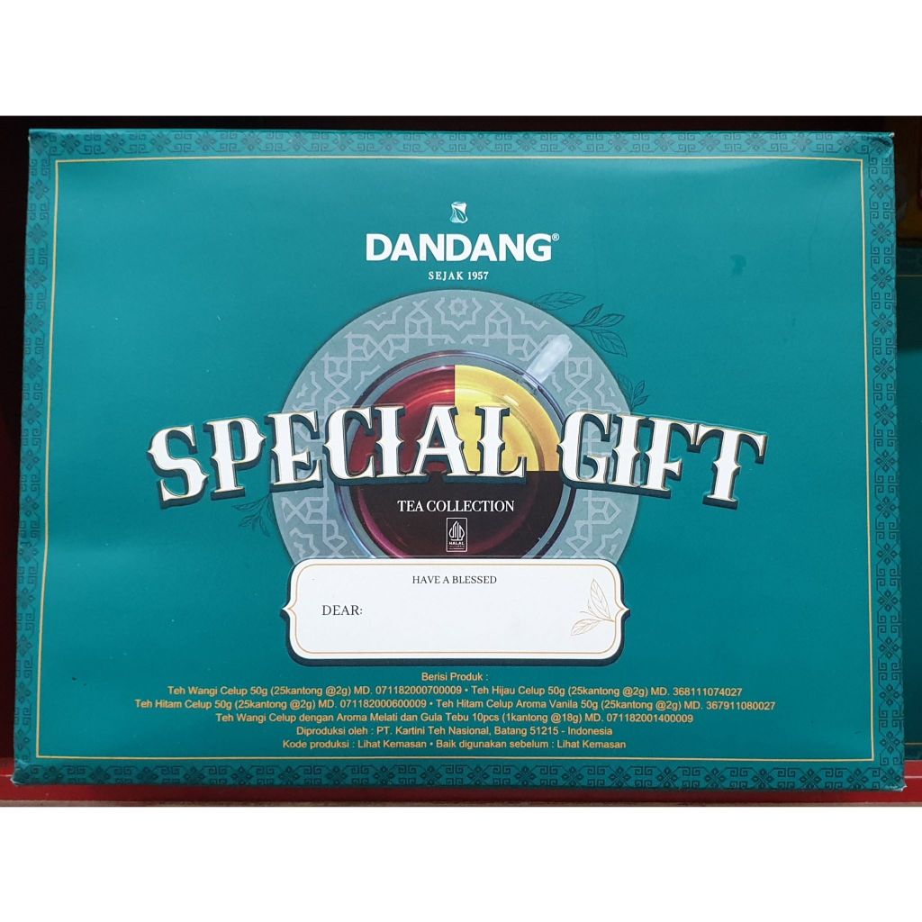 

Teh Dandang Special Gift Tea Collection Teh Hitam Melati Hijau Vanilla