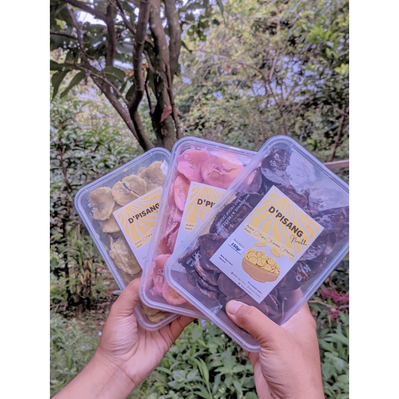 

( D'PISANG )keripik pisang cokelat aneka rasa
