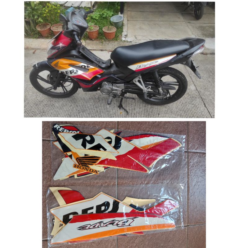 Stiker striping blade repsol 2009