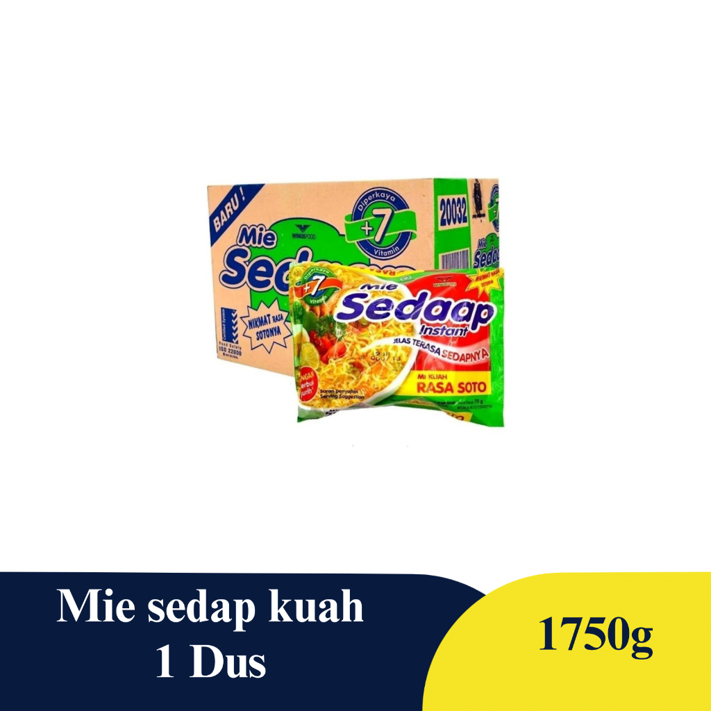 

Mi instan sedap kuah rasa soto