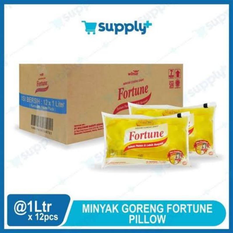 

MINYAK GORENG FORTUNE BANTAL 1 LITER 1 DUS ISI 12 PCS