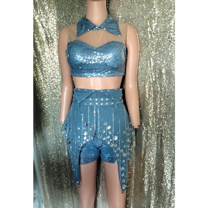 Baju Dance Wanita Kostum Dancer Penyanyi dan Dj modern