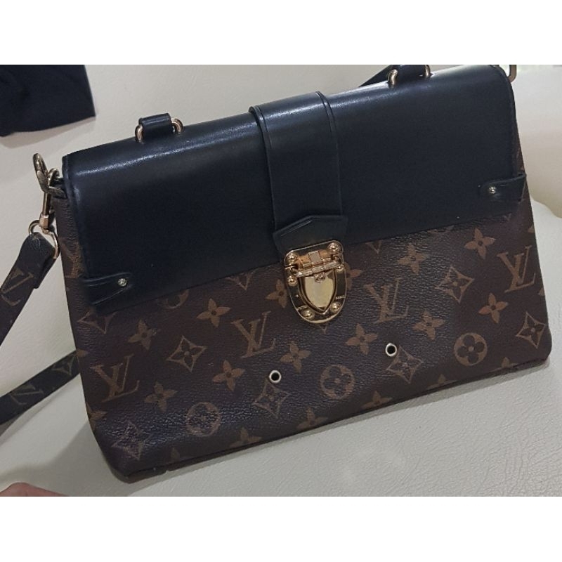 Tas PL LV one handle flap mirror kulit