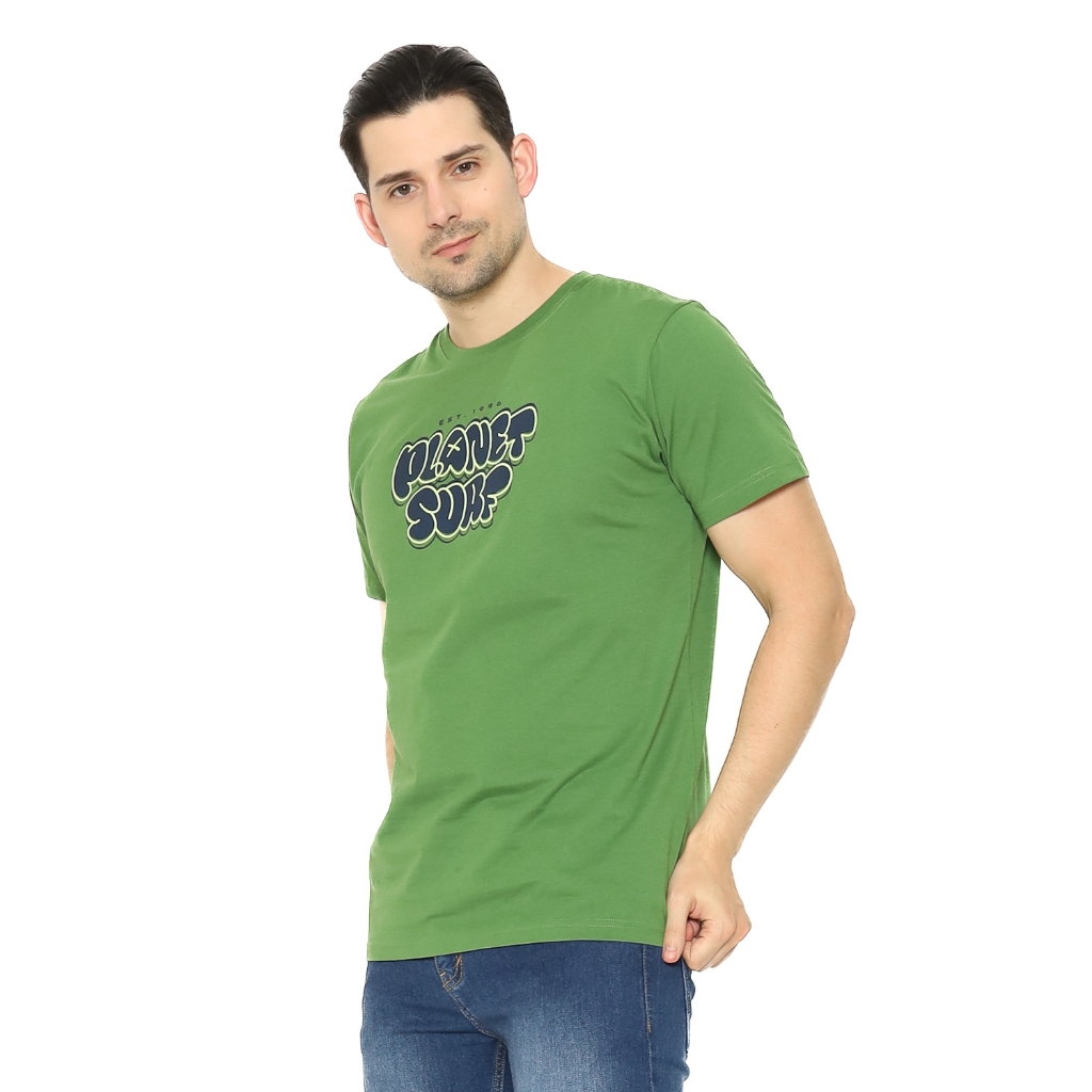 Planet Surf Clothing Kaos Lengan Pendek Pria Spurn Men Tee Planet Surf