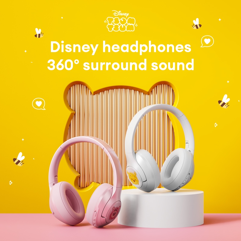 	 Disney LK-03 Bluetooth Headphones Wireless Headphones Long Battery Life Sports HiFi Music Headsets With Mic Bt 5.0	