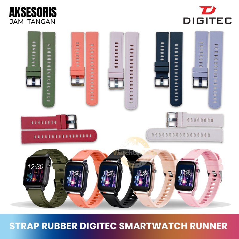 Strap Digitec Smartwatch Runner Tali Jam Tangan Digitec Original