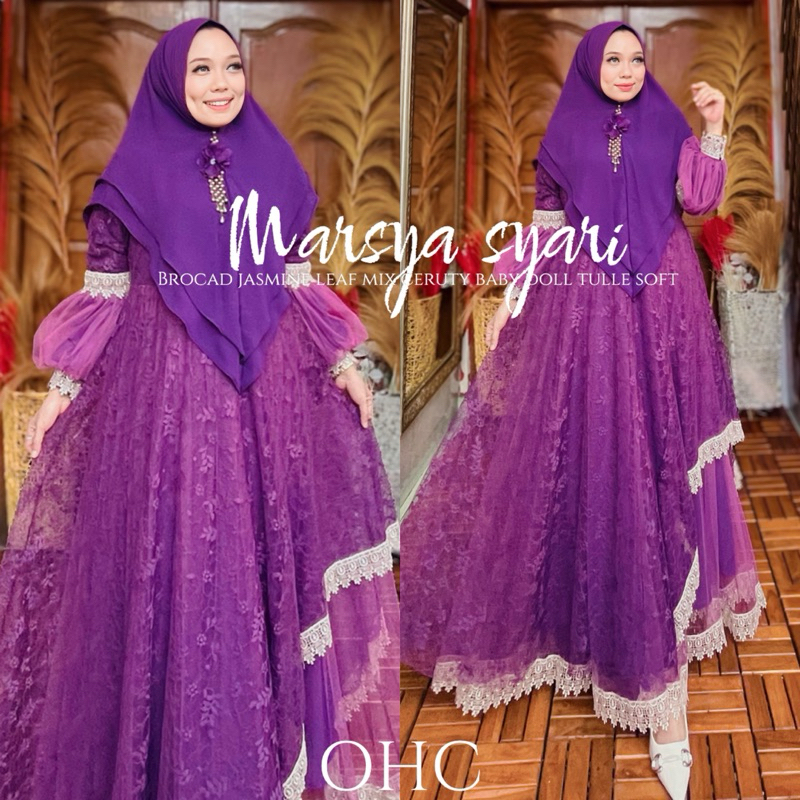 Marsya syari premium brocad by OHC