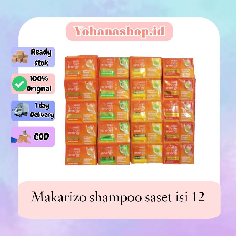 SHAMPOO MAKARIZO RENTENG ISI 12