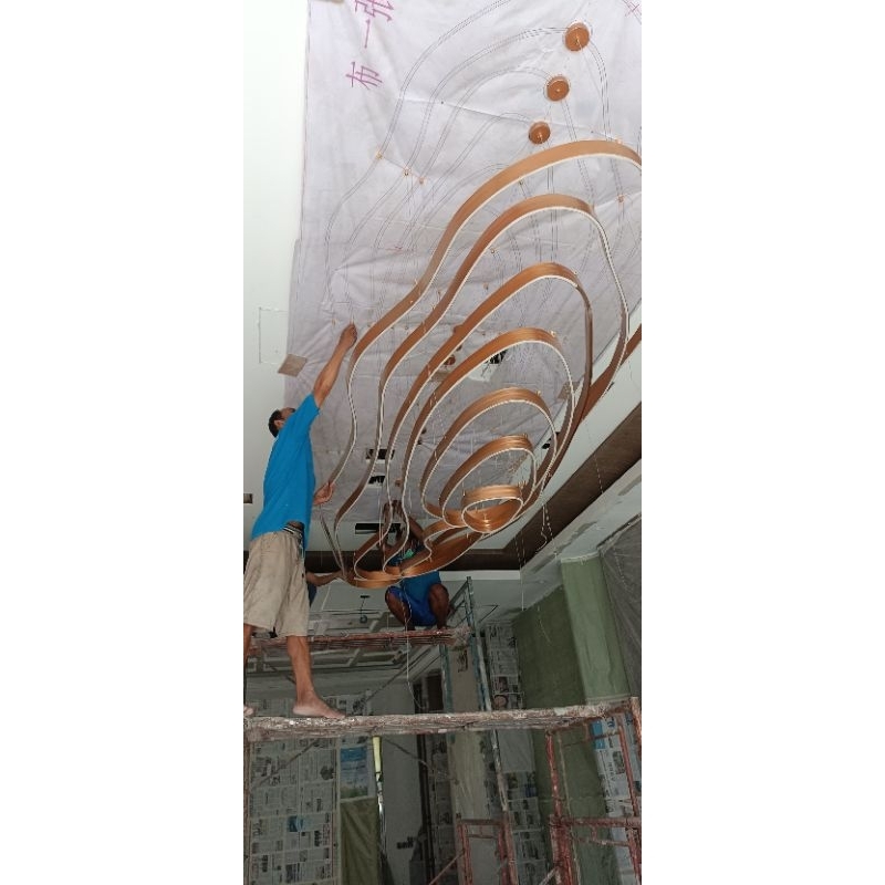 jasa cuci & Pasang lampu gantung