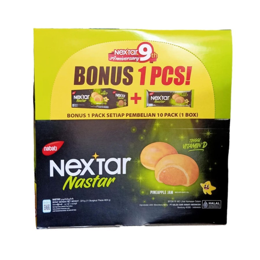 

Nextar nastar nabati pineapple jam isi 10