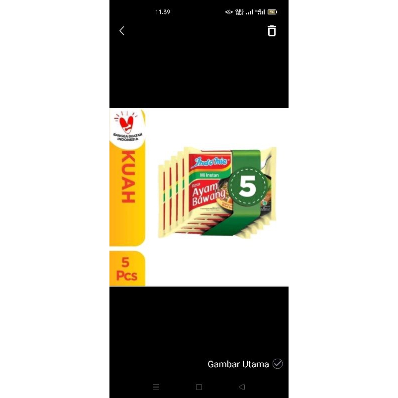 

PROMO!! INDOMIE AYAM BAWANG 5PCS MURAH