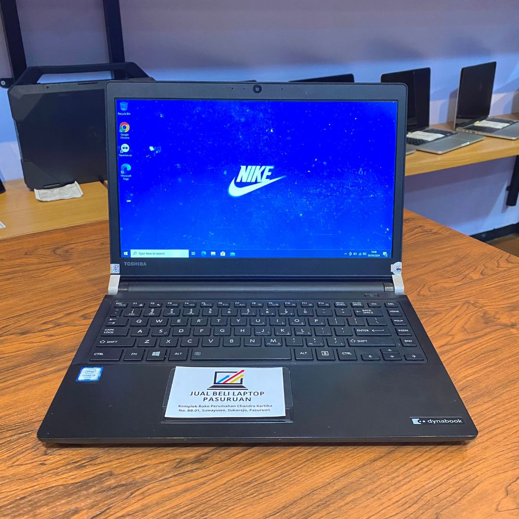 TOSHIBA Dynabook R73/D, Intel Core i3 gen 6, ram 8gb, ssd 128gb, hdd 500gb