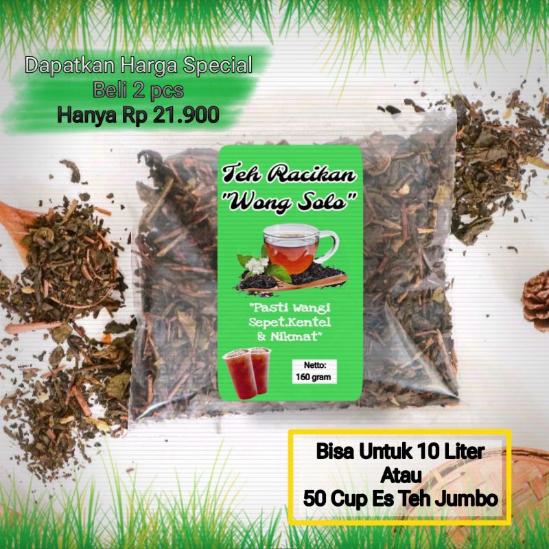 

TEH RACIKAN GINASTEL SOLO RESEP 50 CUP