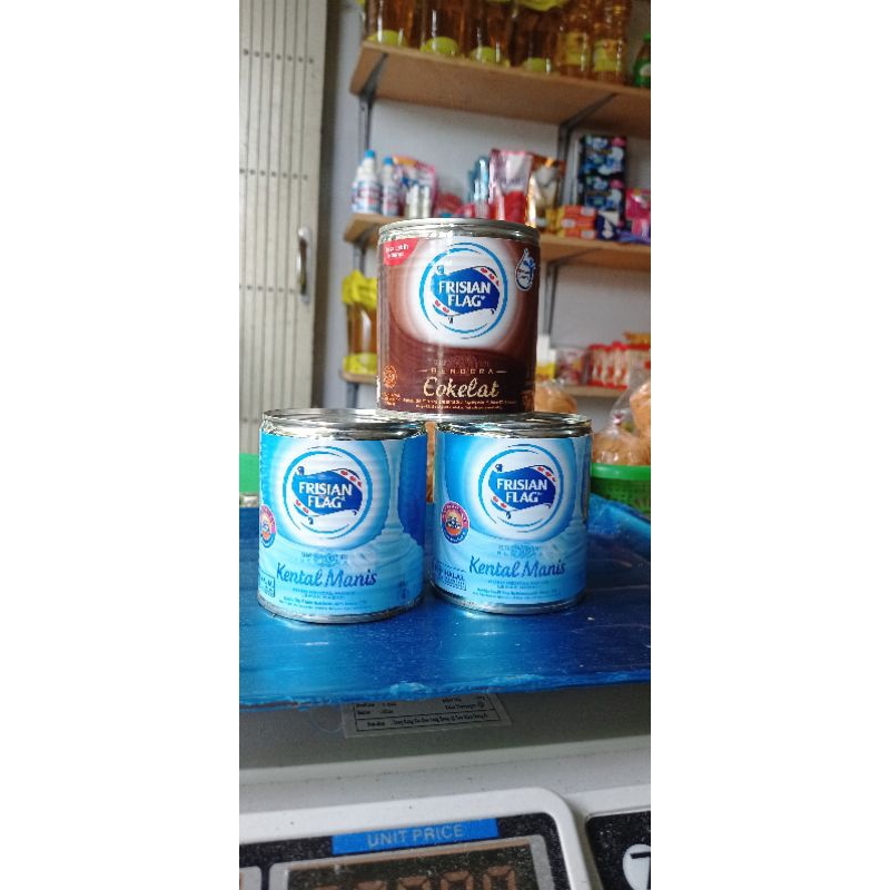 

Susu kental manis bendera Frisian Flag kemasan botol kaleng 370gr, susu bendera kaleng, susu frisian flag kaleng