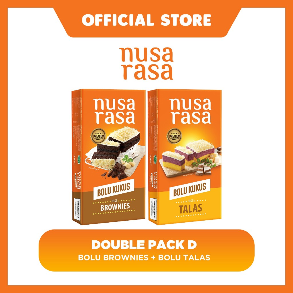 

Double Pack D (Bolu Nusa Rasa - Brownies + Talas)