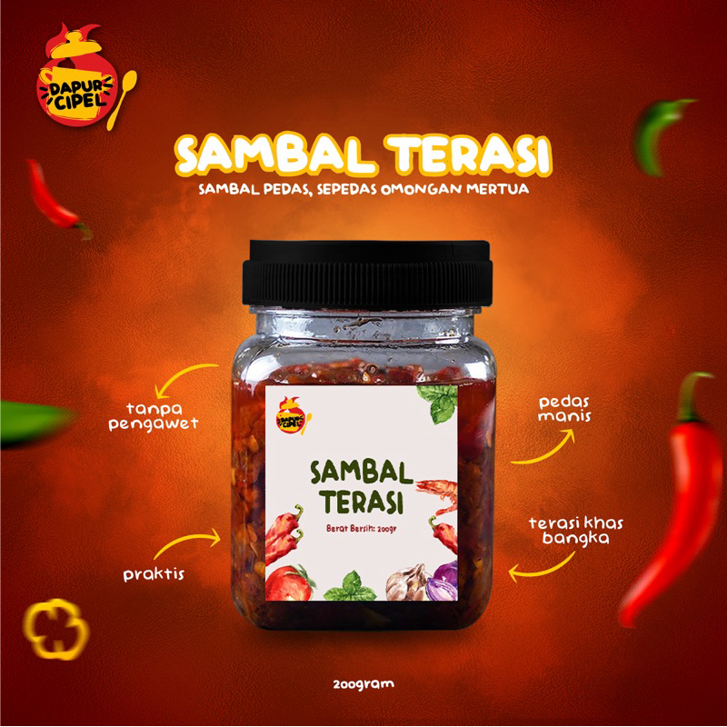

Sambal Terasi Pedas Manis Gurih by Dapur CiPel
