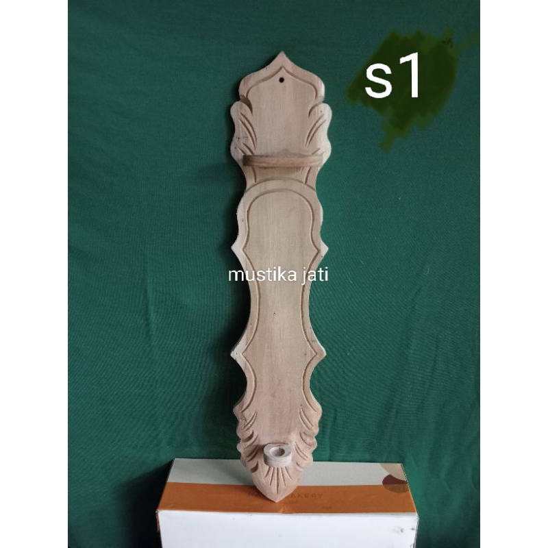 Blawong kayu jati tempat keris