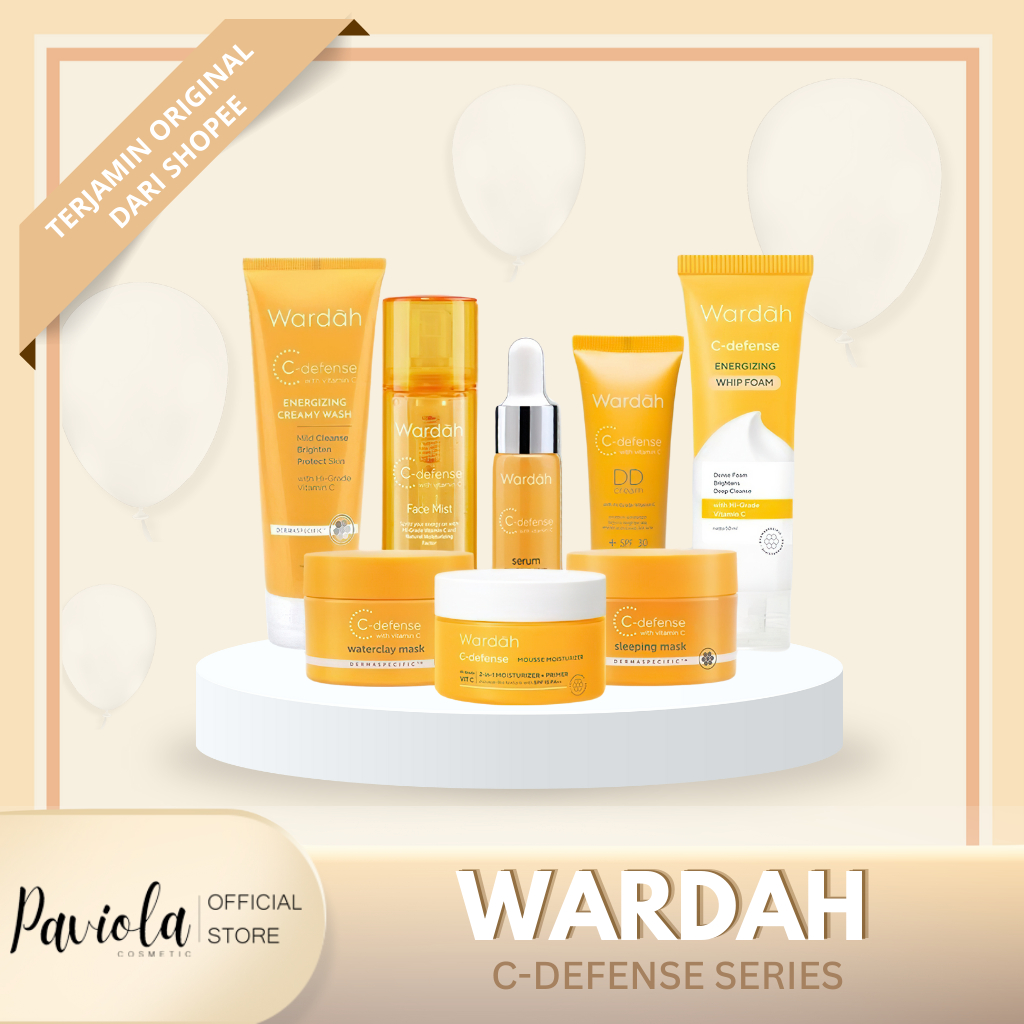 Wardah C-Defense Series - Wardah C-Defense Energizing Skincare | Paviola