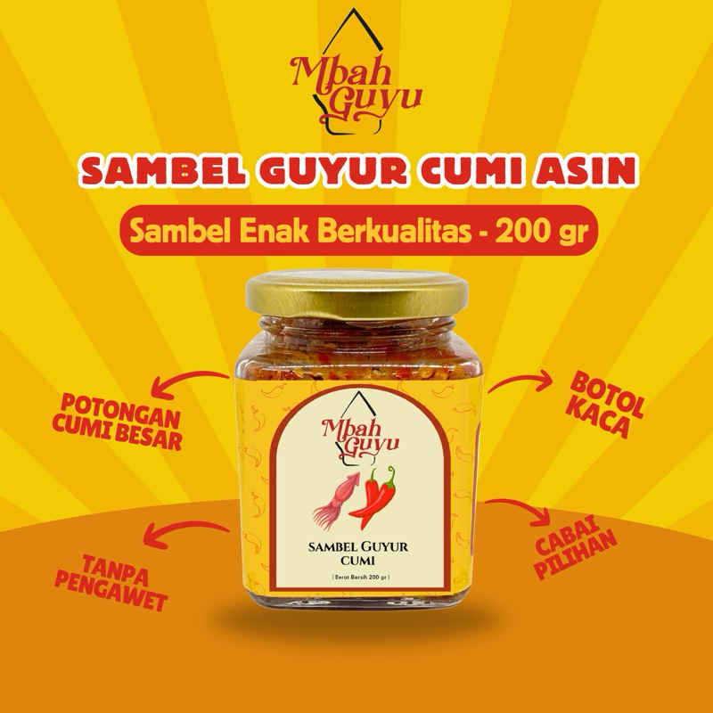 

Sambel Guyur Cumi Asin 200 Gram Sambel Nagih Favorite